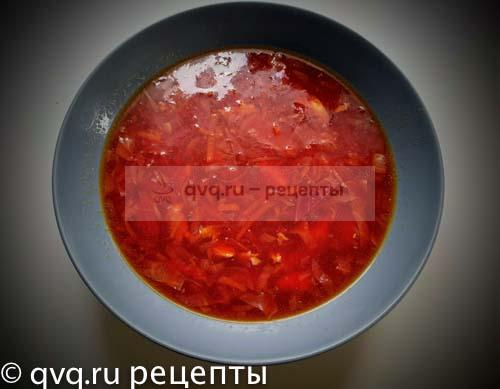 Борщ украинский