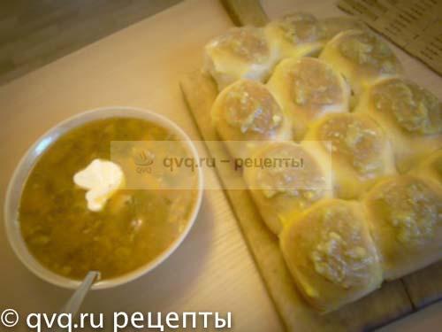 Пампушки с чесноком (пончики)