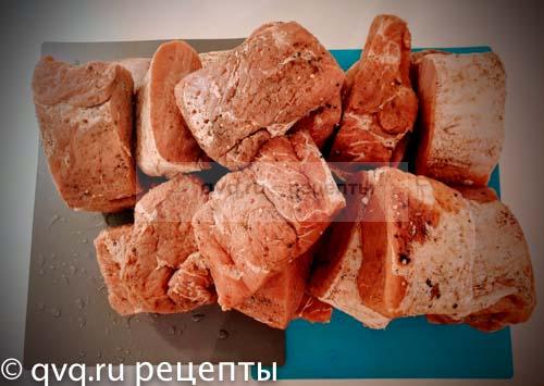 мясо обработанное солью